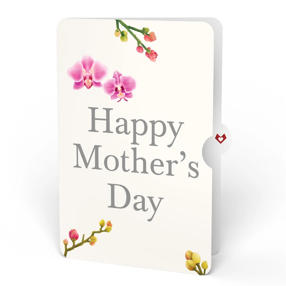 Lovepop Orchid Mother’s Day Bouquet and Sentiment Set for Mom Vase - Image 4
