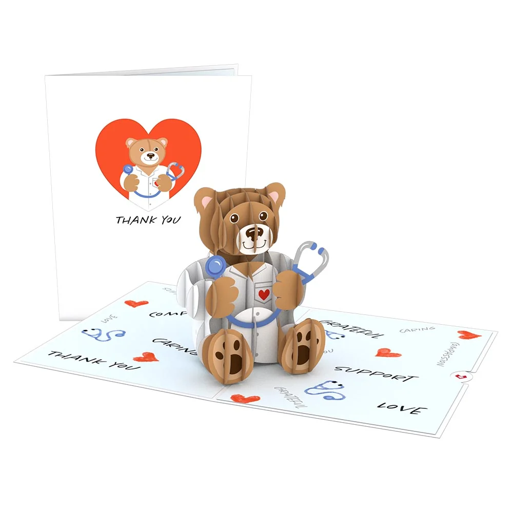 Lovepop Doctor Bear Pop-Up Card