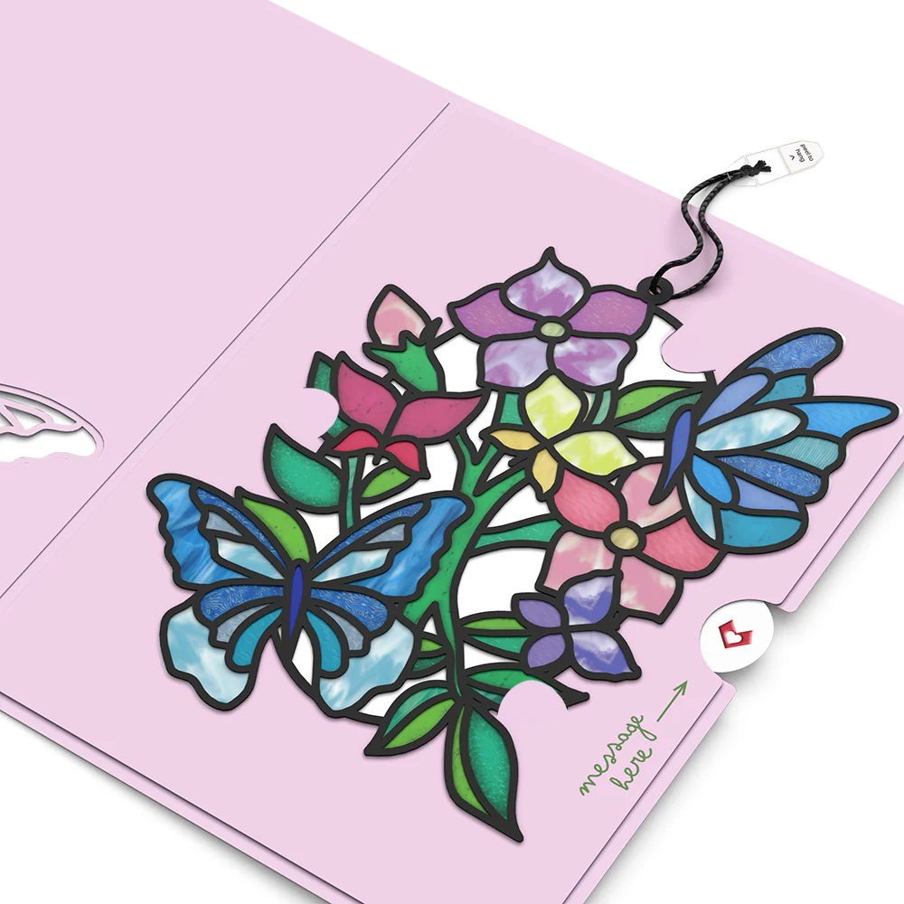 Lovepop Joy Takes Flight Butterfly Suncatcher Card - Image 4