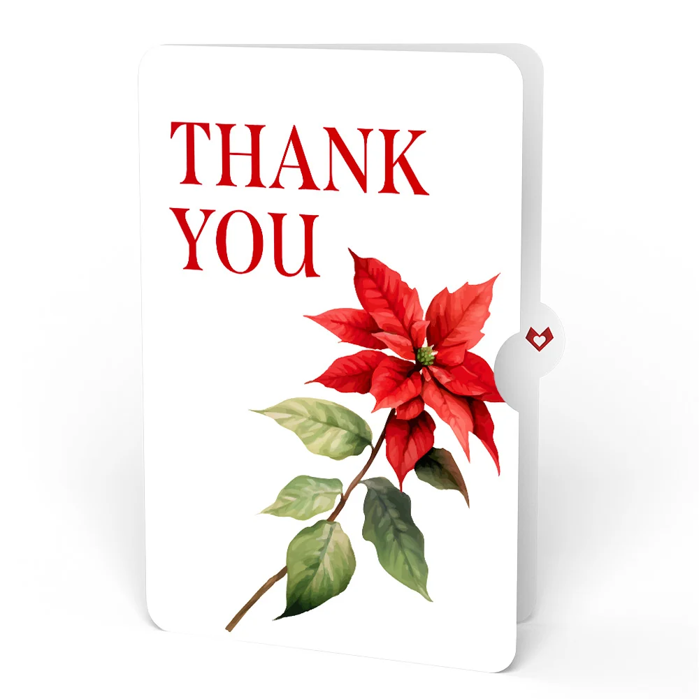 Lovepop Born to Bloom: December Birth Month Flowers Thank You Pop-Up Card and Sentiment Set - Image 4