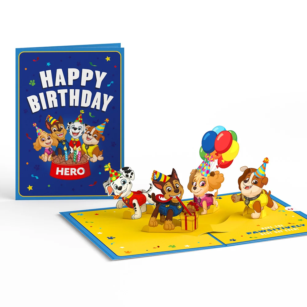 Lovepop PAW Patrol Birthday Hero Pop-Up Card