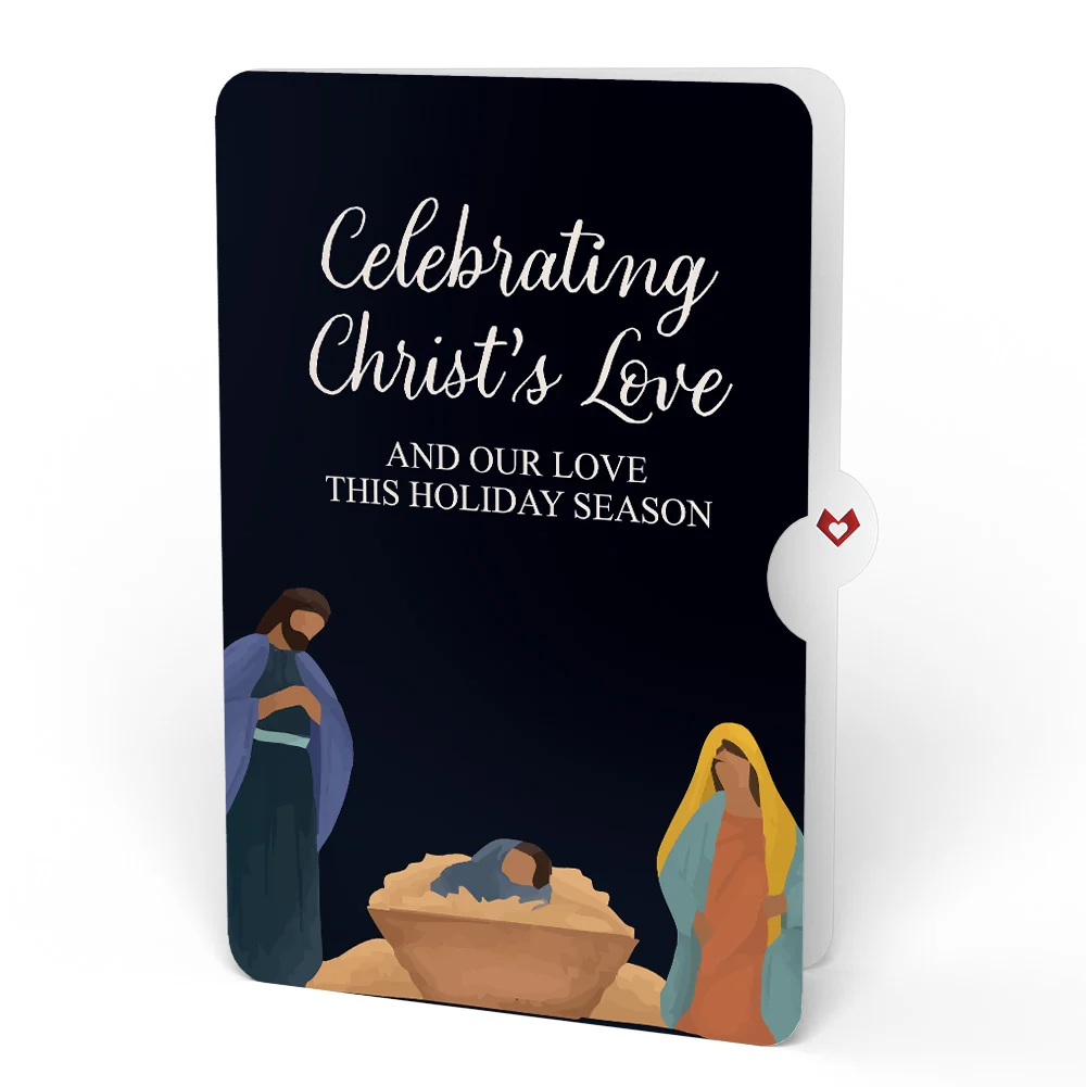 Lovepop All Is Calm Nativity Suncatcher Card and Love Christmas Sentiment Set Glass - Image 4