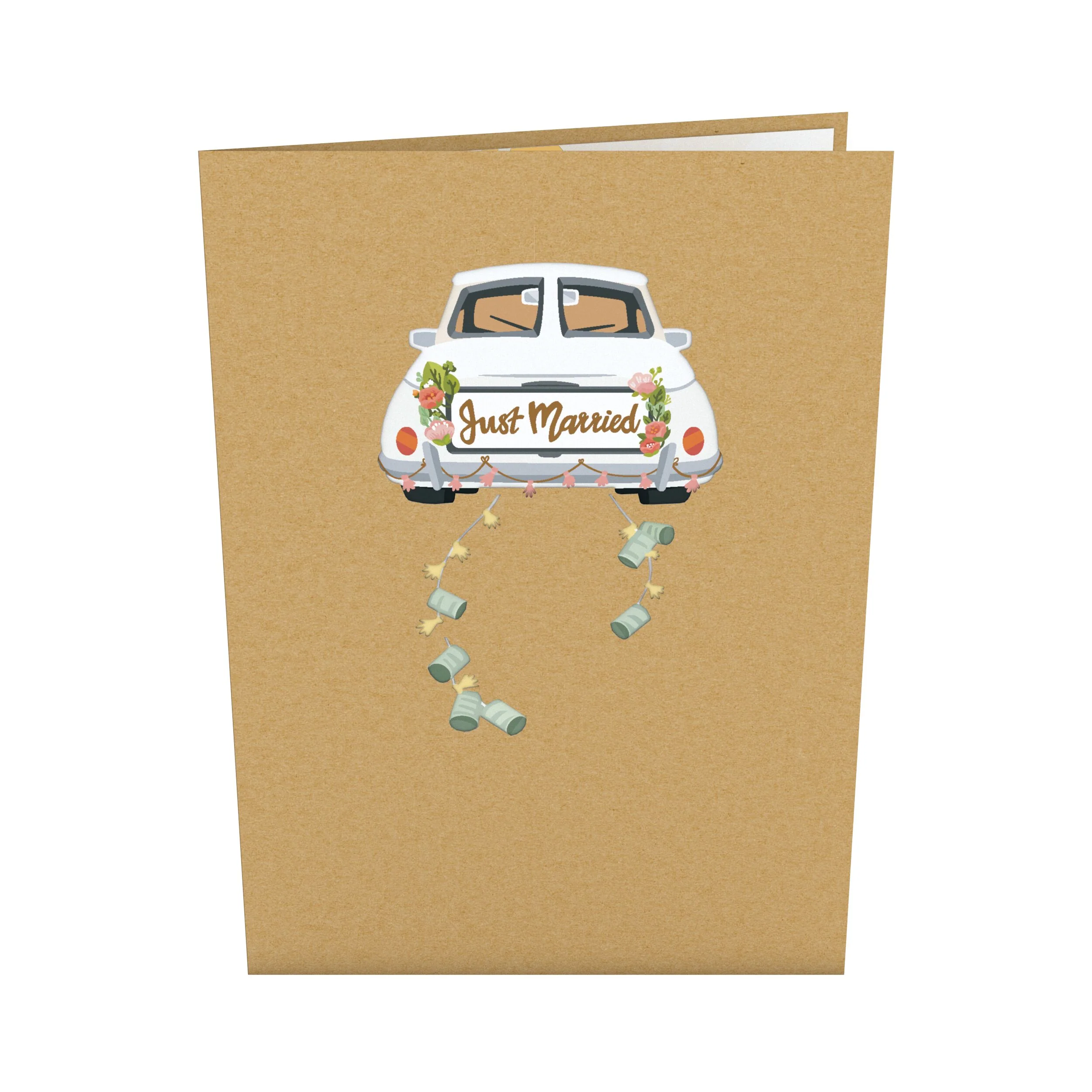 Lovepop Wedding Car Pop-Up Card - Image 4