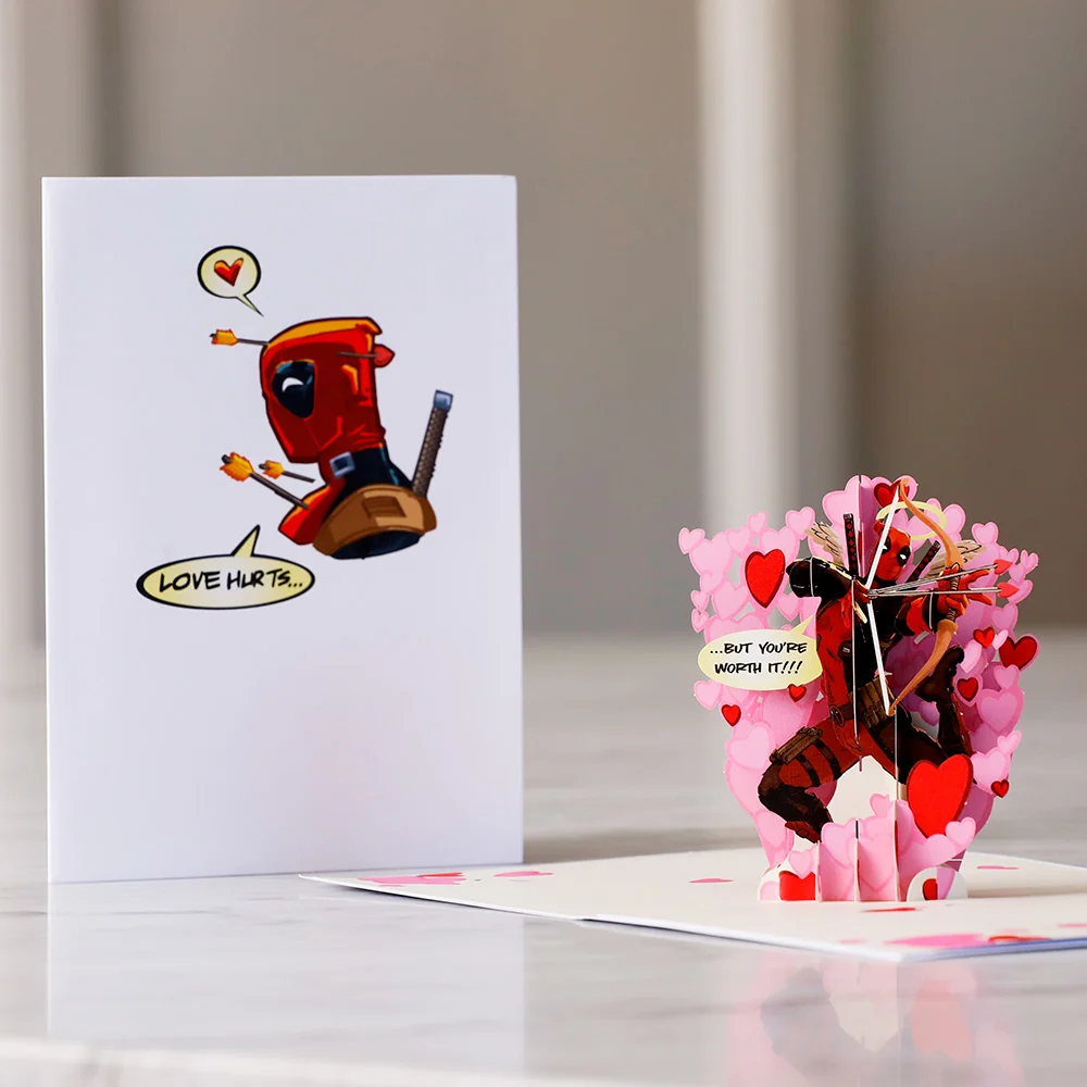 Lovepop Marvel's Deadpool: Love Hurts Pop-Up Card