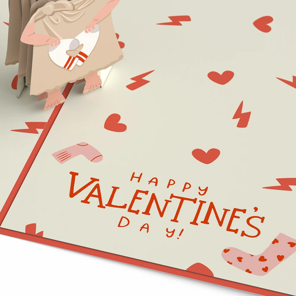 Lovepop Harry Potter Dobby Valentine’s Day Pop-Up Card & Flower Buds Bouquet Bundle - Image 5