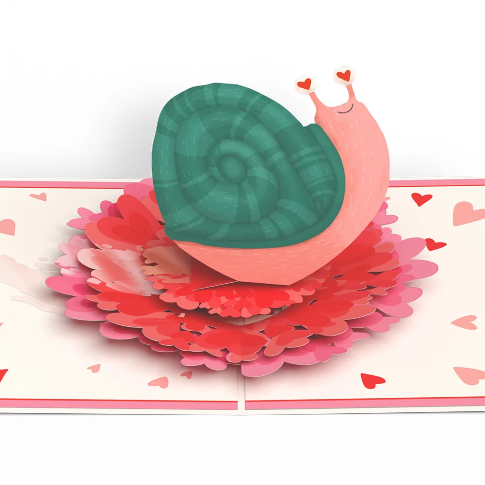 Lovepop Love You Slow Much Snail Pop-Up Card - Image 3
