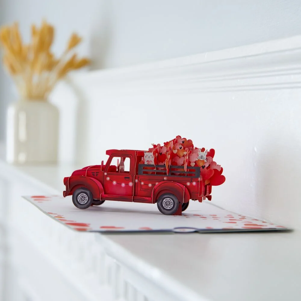 Lovepop Love Delivery Truck Pop-Up Card Plate - Image 5
