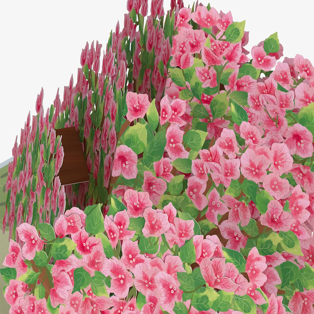 Lovepop Bougainvillea Garden Anniversary Pop-Up Card and Sentiment Set Chair - Image 3