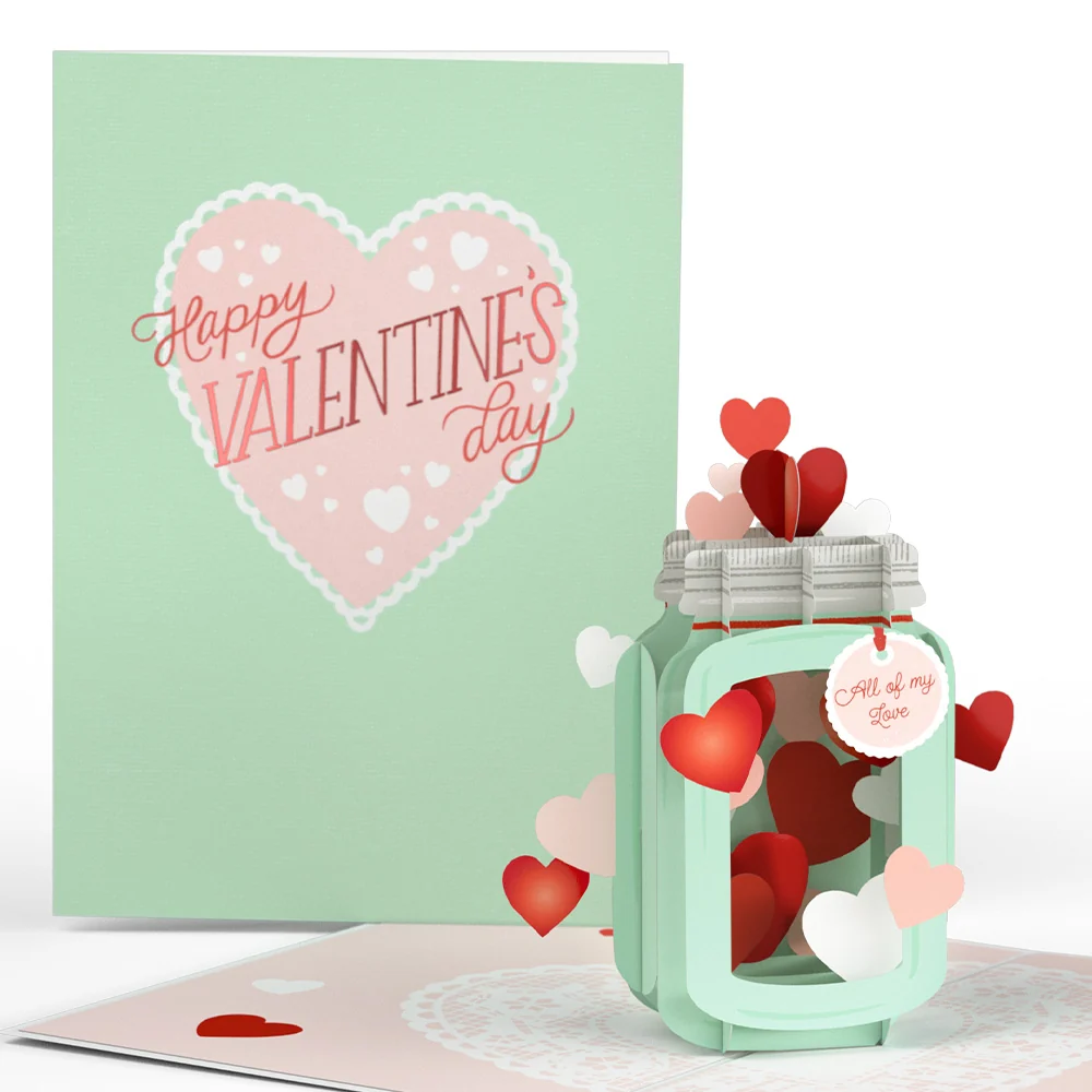 Lovepop Valentine's Day Love Jar Pop-Up Card