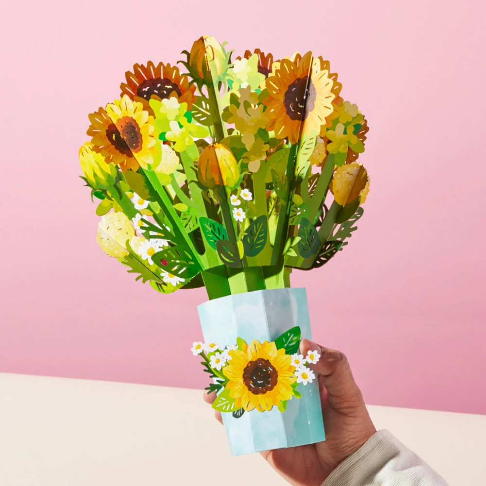 Lovepop Berry Sweet Birthday Suncatcher Card & Pop-Up Bouquet Bundle - Image 10