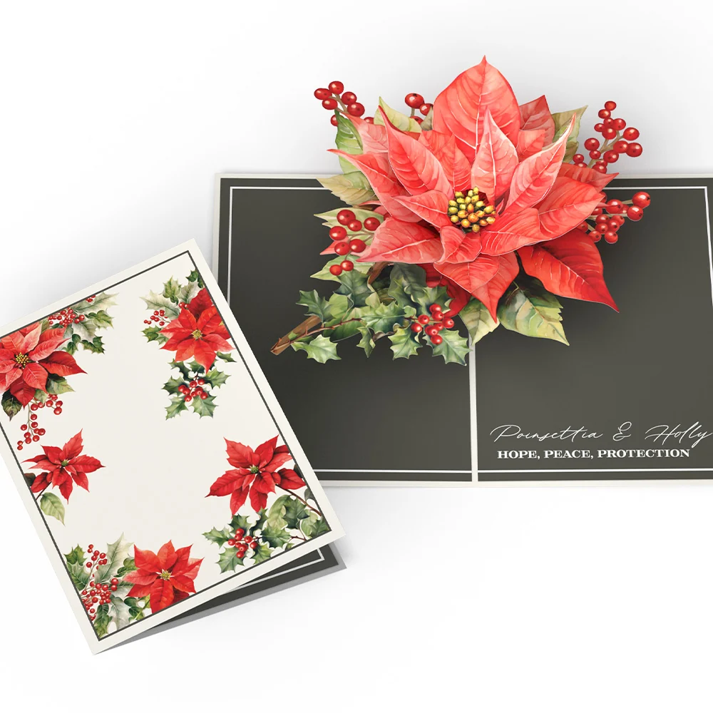 Lovepop Born to Bloom: December Birth Month Flowers Pop-Up Card