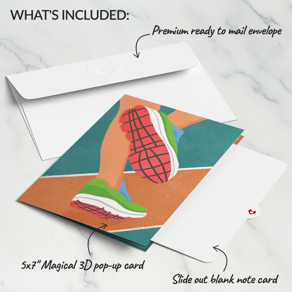 Lovepop Race Day Running Pop-Up Card - Image 5