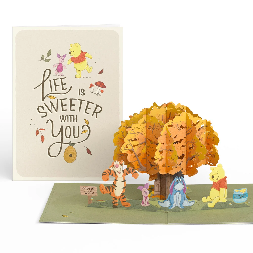 Lovepop Disney's Winnie the Pooh Life Is Sweeter With You Pop-Up Card