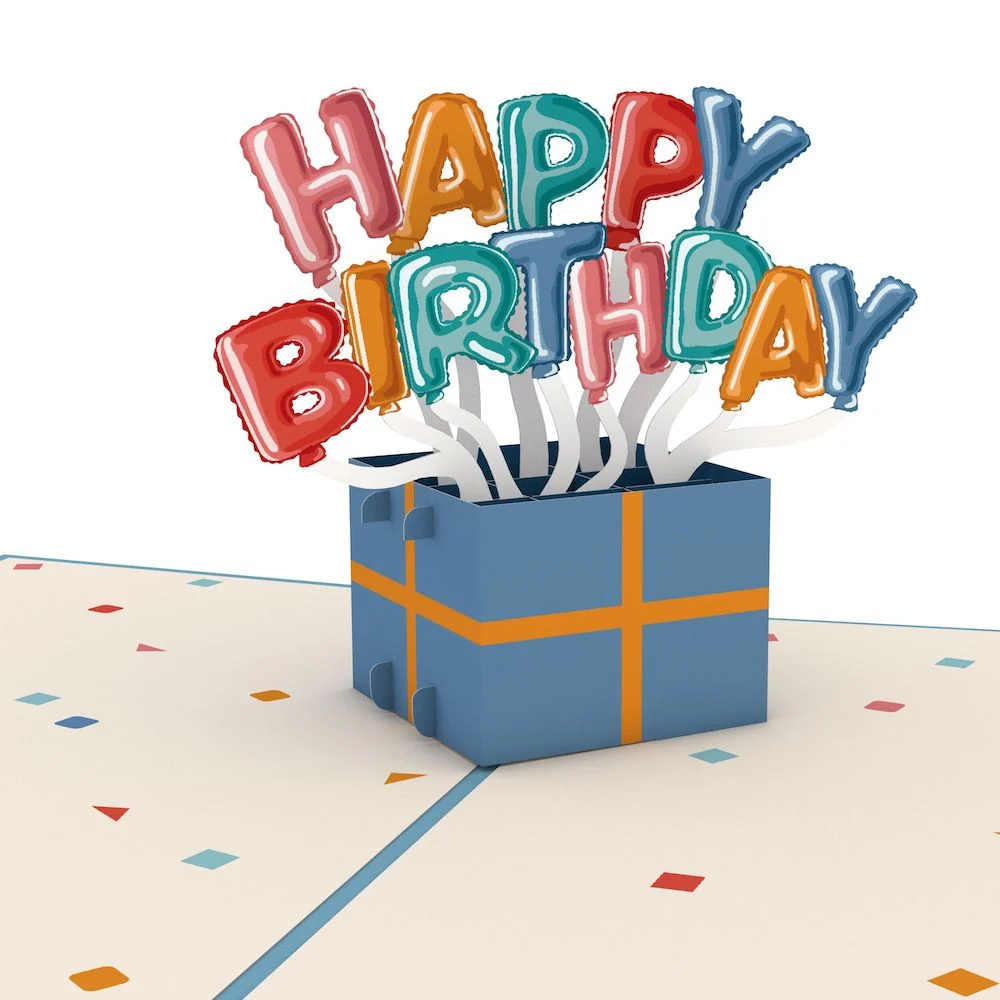 Lovepop Happy 18th Birthday Burst Pop-Up Card and Sentiment Set - Image 3