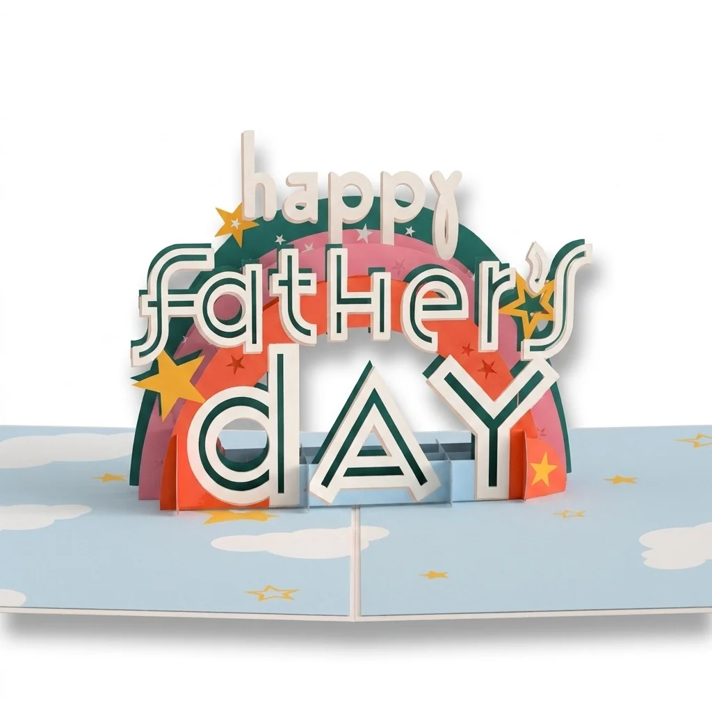 Lovepop Girl Dad Father's Day Pop-Up Card and Sentiment Set - Image 3
