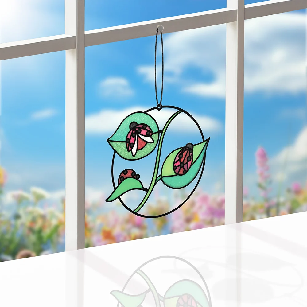 Lovepop Small Things with Big Meaning Ladybug Suncatcher Card