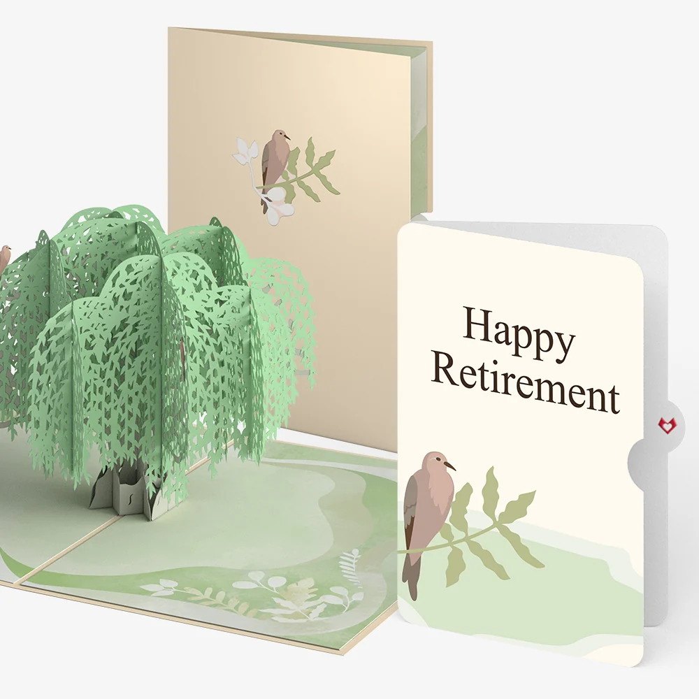 Lovepop Willow Tree Doves Retirement Pop-Up Card and Sentiment Set