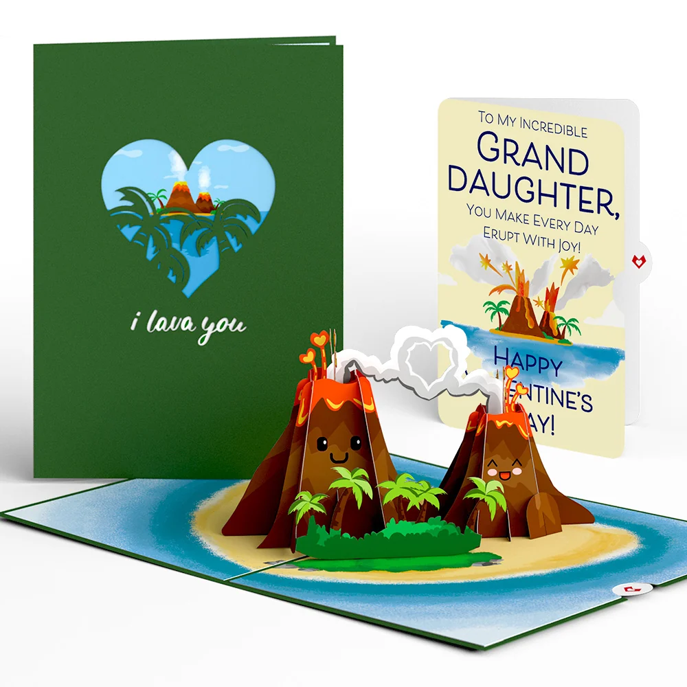 Lovepop I Lava You Valentine Pop-Up Card and Sentiment Set for Granddaughter