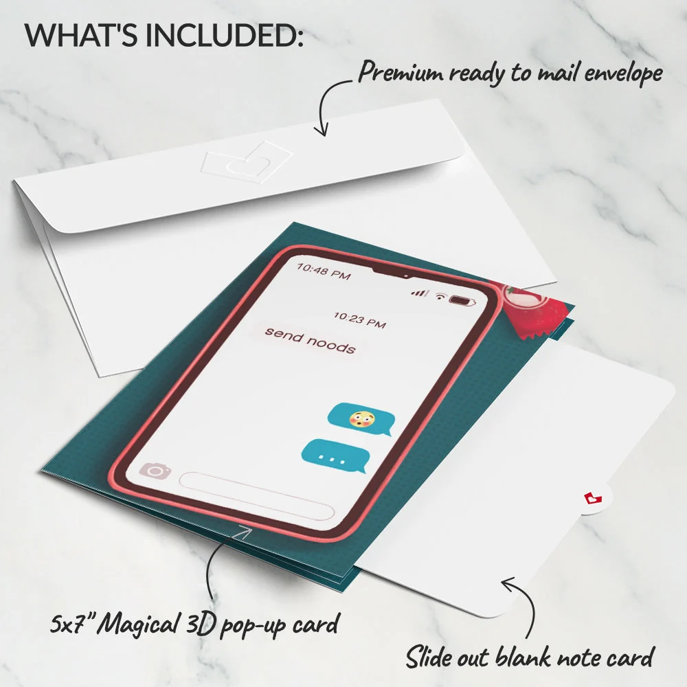 Lovepop Send Noods Spicy Pop-Up Card Bowl - Image 6