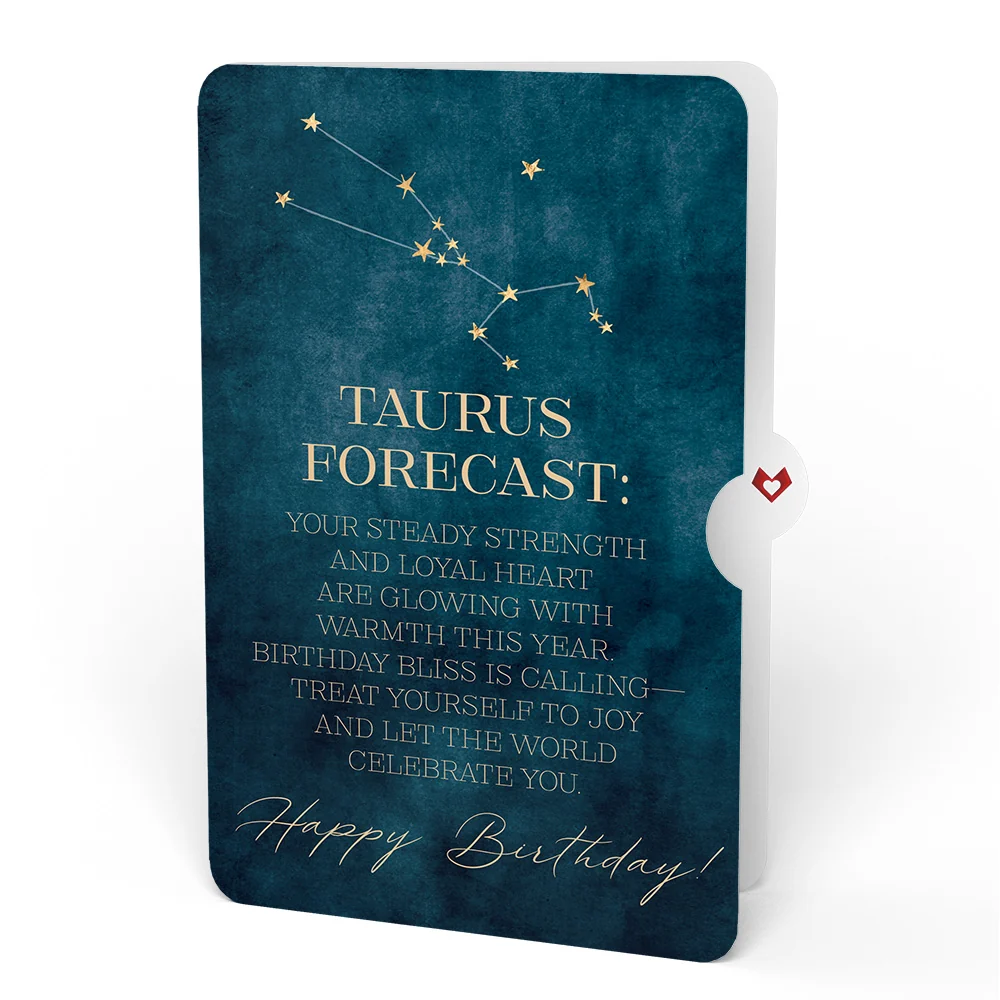 Lovepop Taurus Zodiac Birthday Pop-Up Card and Sentiment Set - Image 4