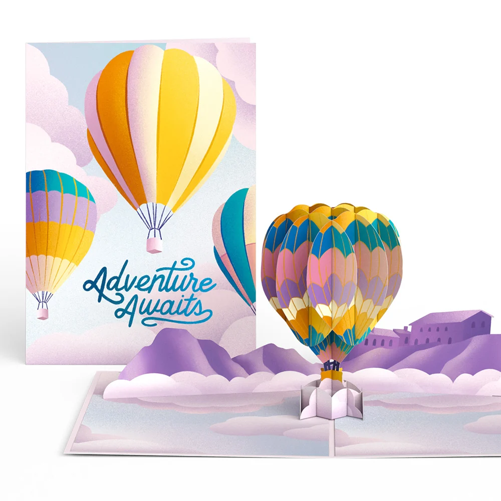 Lovepop Adventure Awaits Hot Air Balloon Pop-Up Card