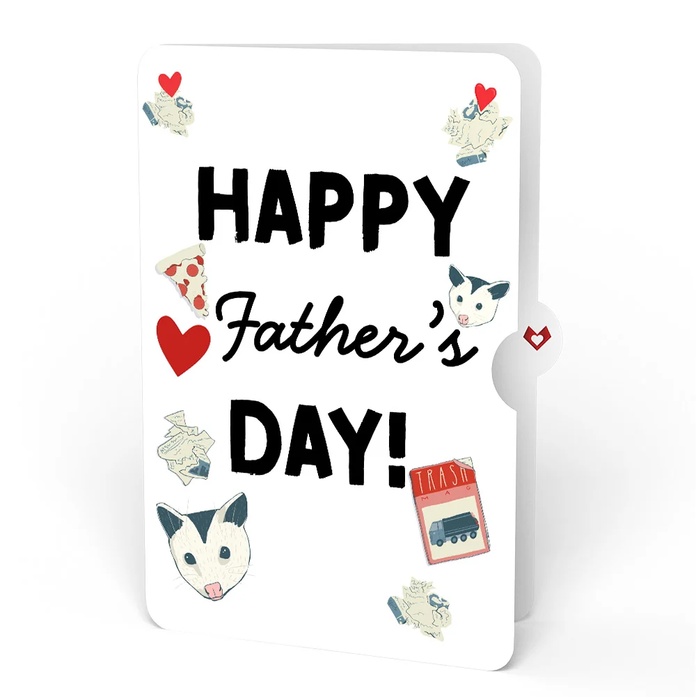 Lovepop Life Without You Is Trash Possums Father’s Day Pop-Up Card and Sentiment Set - Image 4