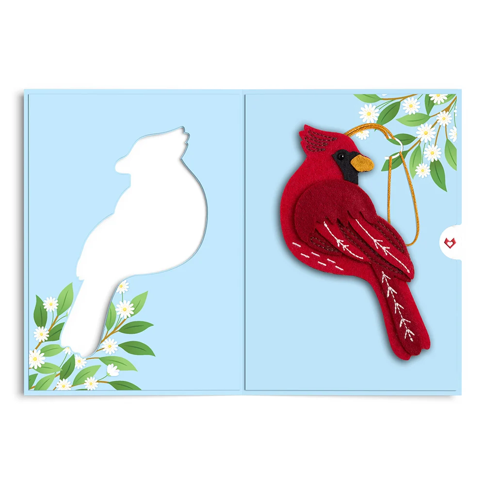 Lovepop Cheerful Cardinal HeartFelt Charm Card - Image 6