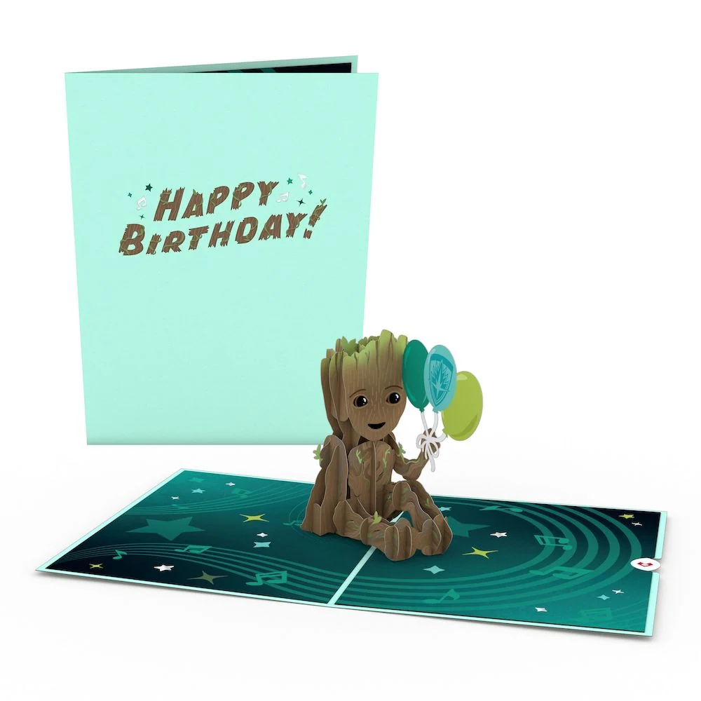 Lovepop Marvel's Guardians of the Galaxy Groot Birthday Pop-Up Card