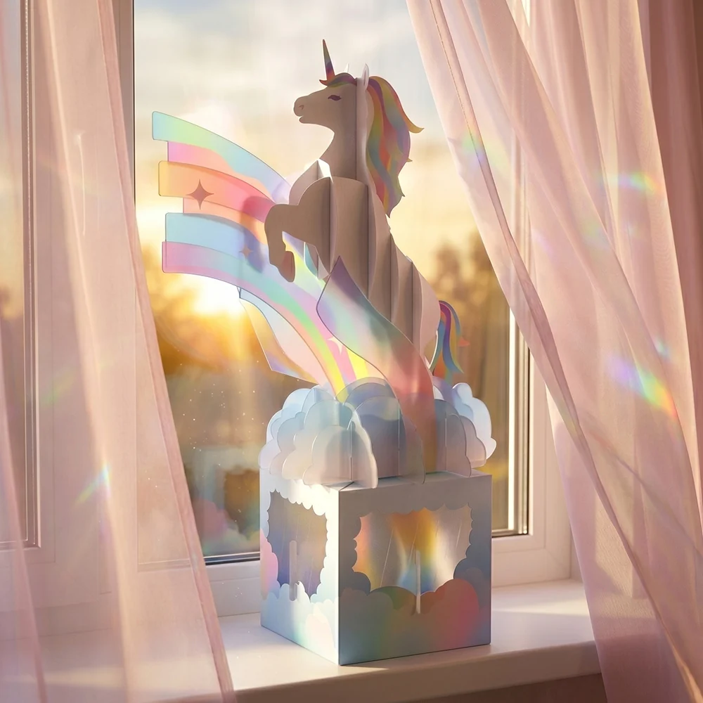 Lovepop Unicorn Unboxed Pop-Up Paper Sculpture