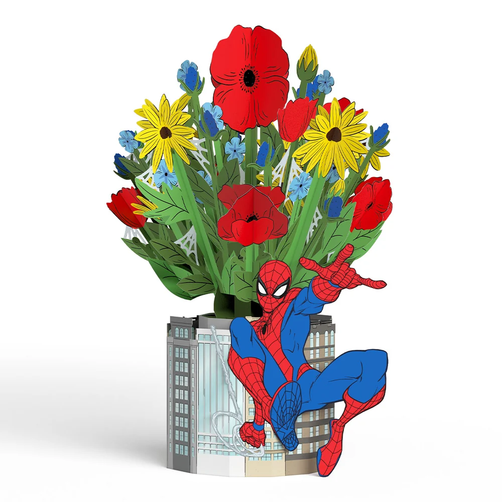 Lovepop Marvel's Spider-Man Flower Buds Bouquet - Image 4