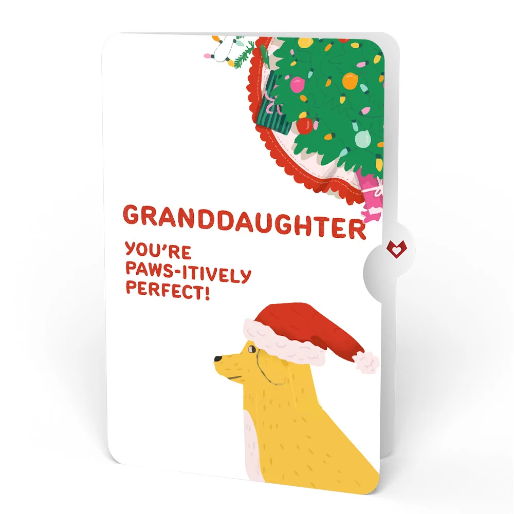 Lovepop Feliz Naughty Dog Christmas Pop-Up Card and Sentiment Set for Granddaughter - Image 4