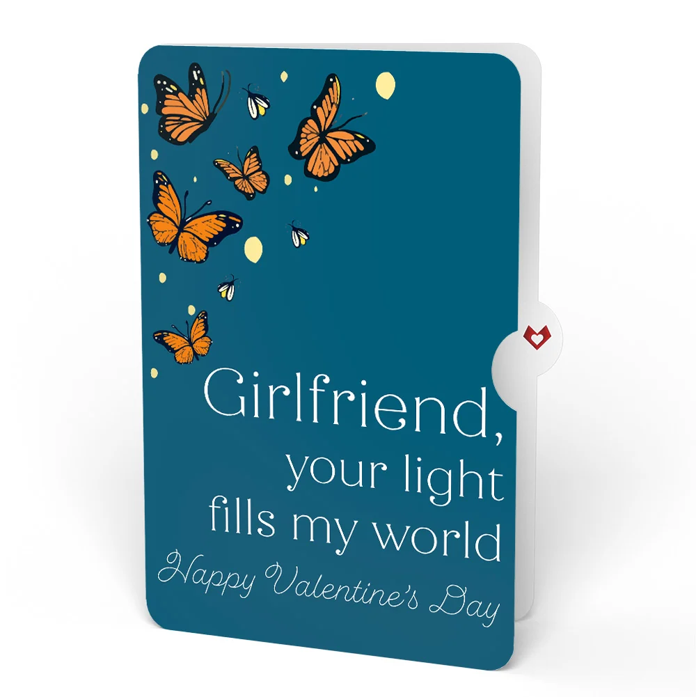 Lovepop Thinking of You Butterfly Jar Valentine Light-Up Pop-Up Card and Sentiment Set for Girlfriend - Image 4