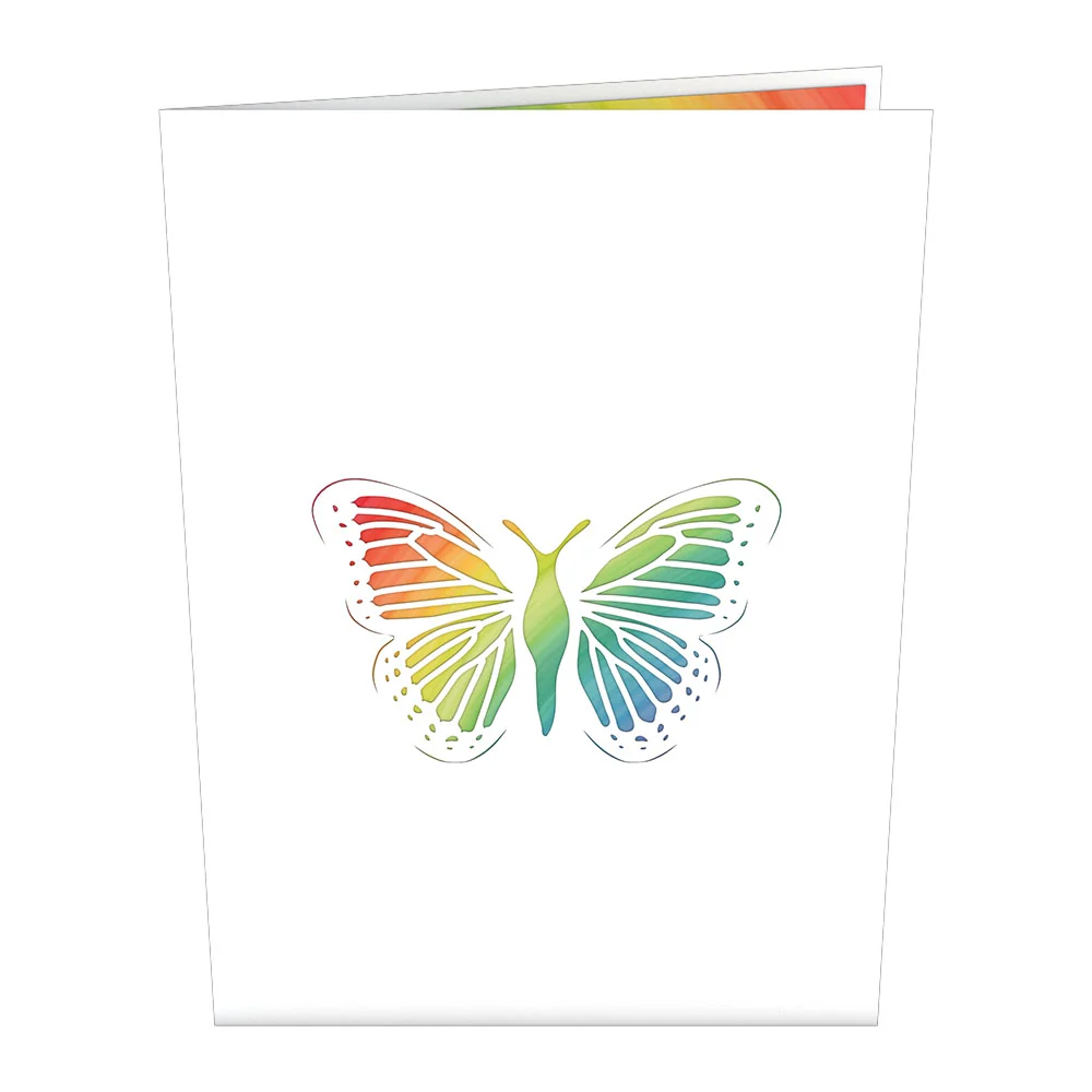 Lovepop Rainbow Butterfly Pop-Up Card - Image 4