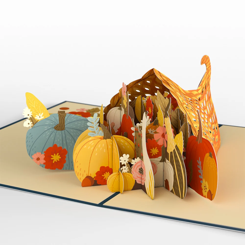 Lovepop Woodland Harvest Thanksgiving Wishes Pop-Up Card - Image 2