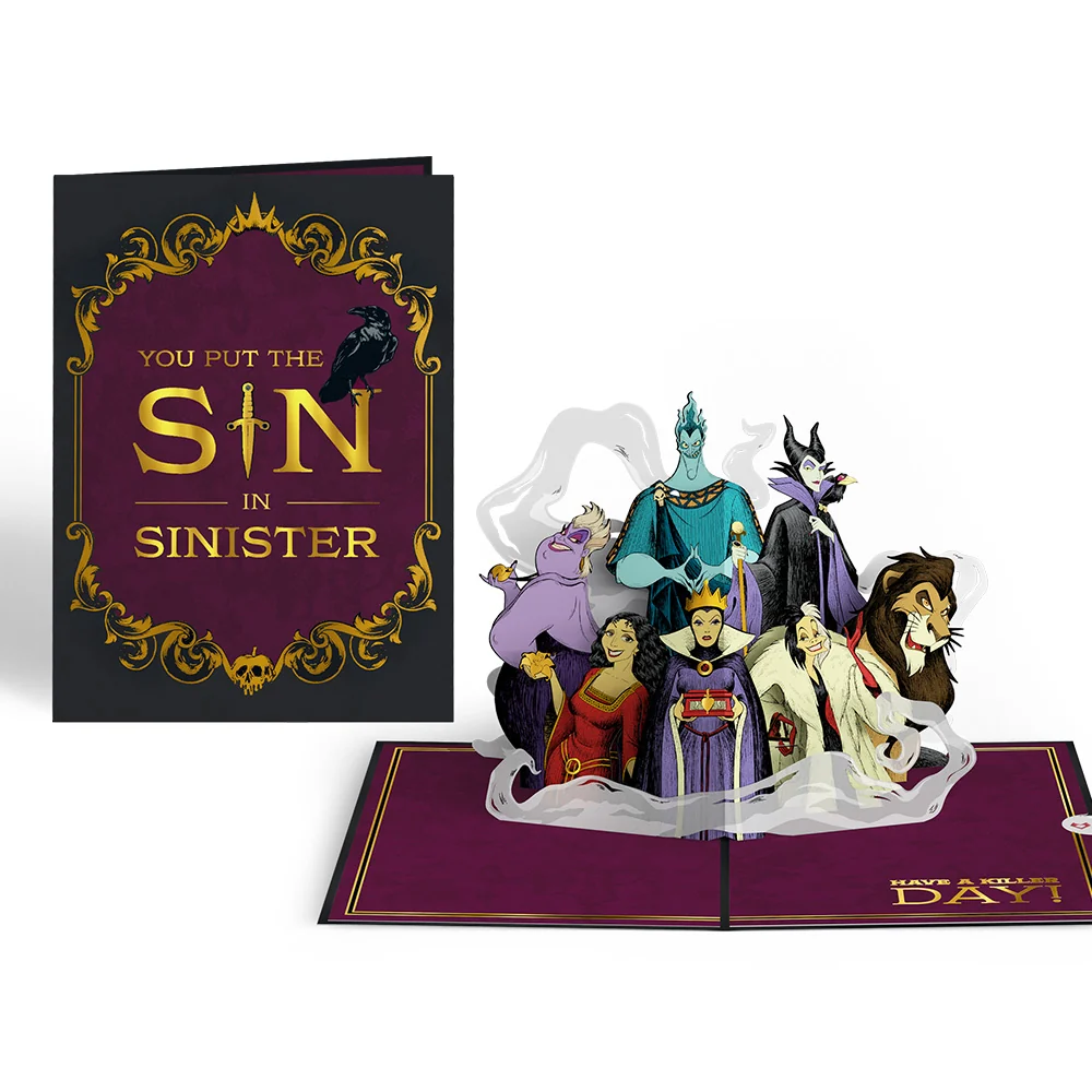 Lovepop Disney Villains Have a Killer Day Pop-Up Card