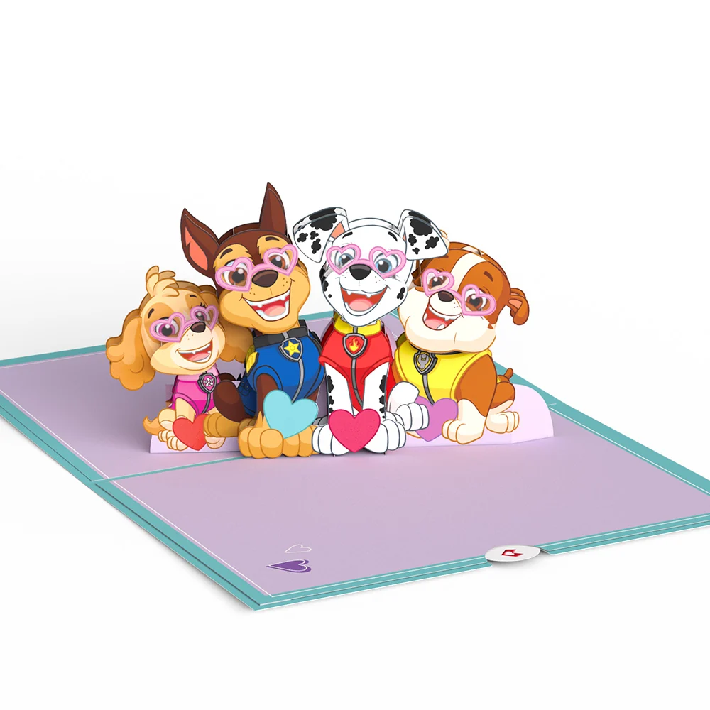 Lovepop PAW Patrol You're Pretty PAWsome Pop-Up Card Glass - Image 3