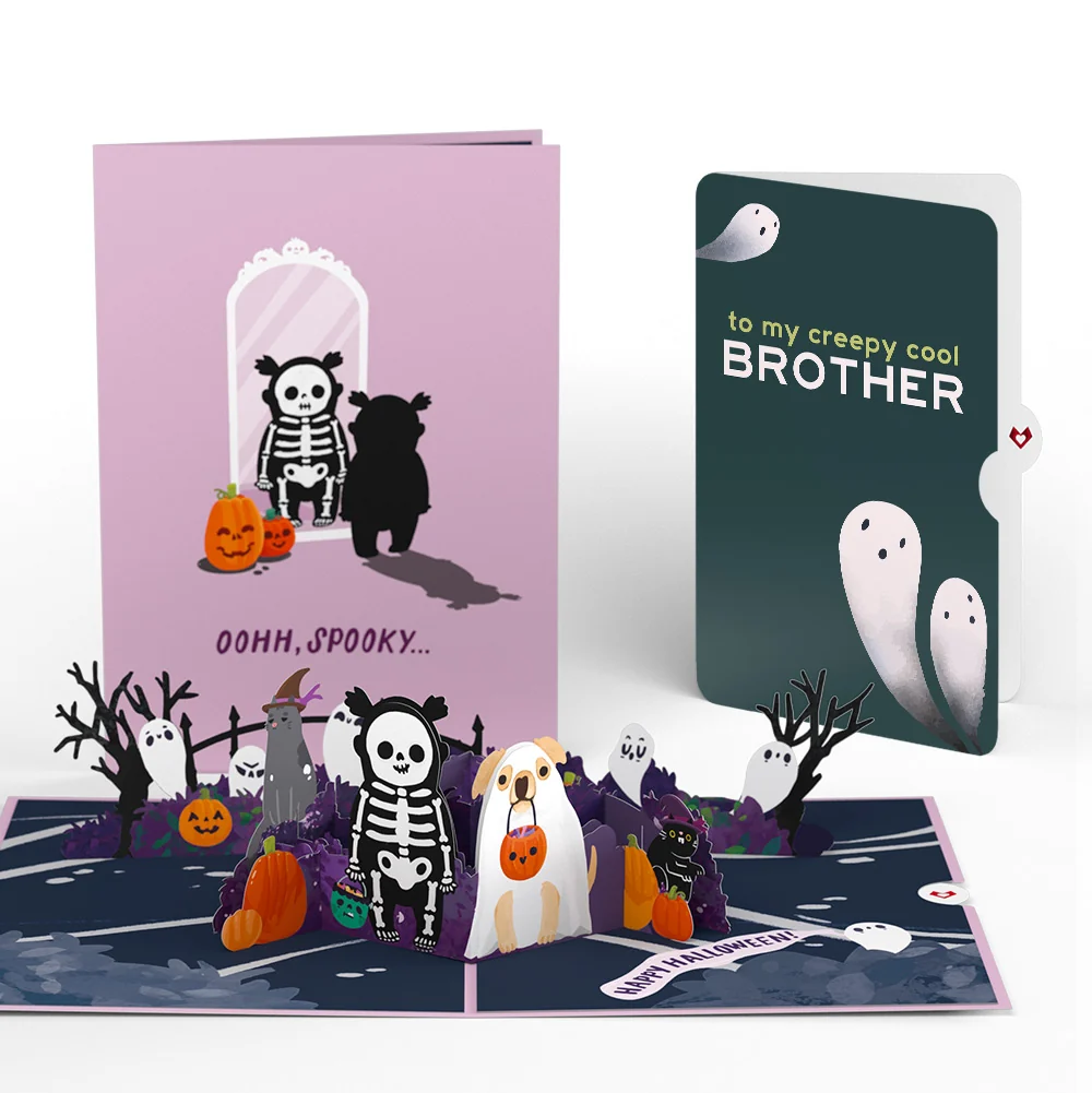 Lovepop 'Oohh, Spooky' Halloween Pop-Up Card and Sentiment Set for Brother