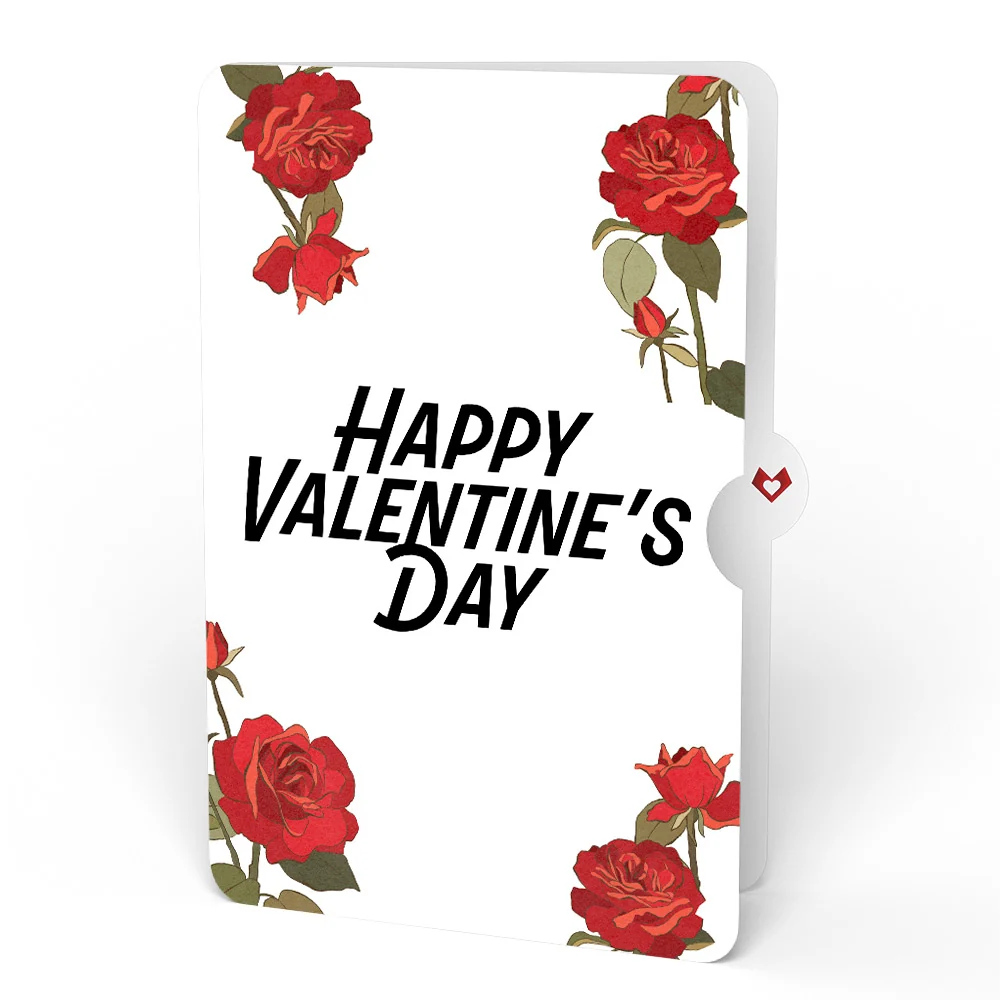 Lovepop Radiant Rose Valentine Suncatcher Bouquet and Sentiment Set Glass - Image 4