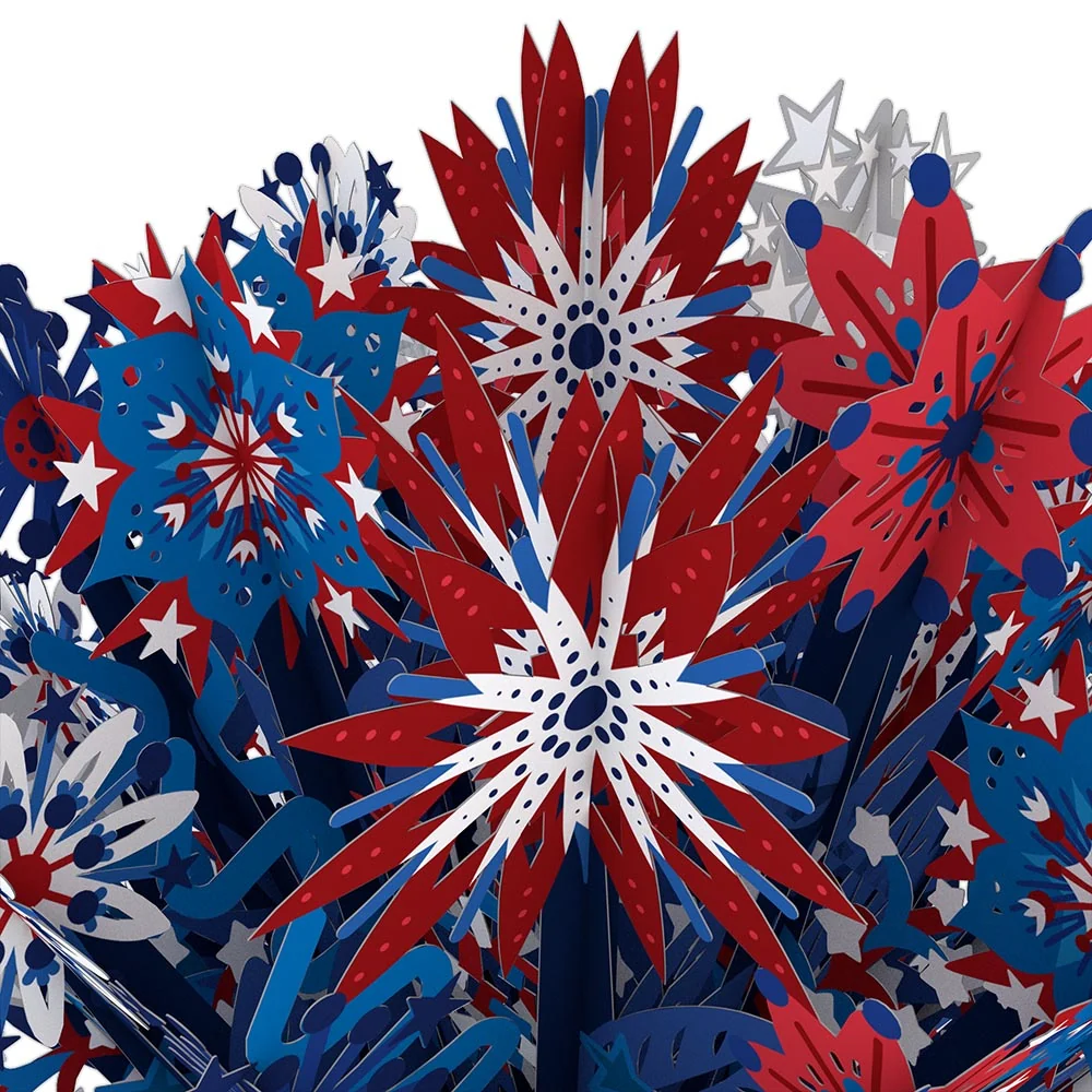 Lovepop Patriotic Flower Bouquet Pot - Image 2