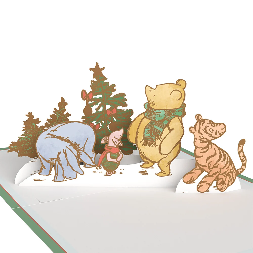 Lovepop Disney’s Winnie the Pooh Holiday Box Set (Assorted 12-Pack): Paperpop Card - Image 8