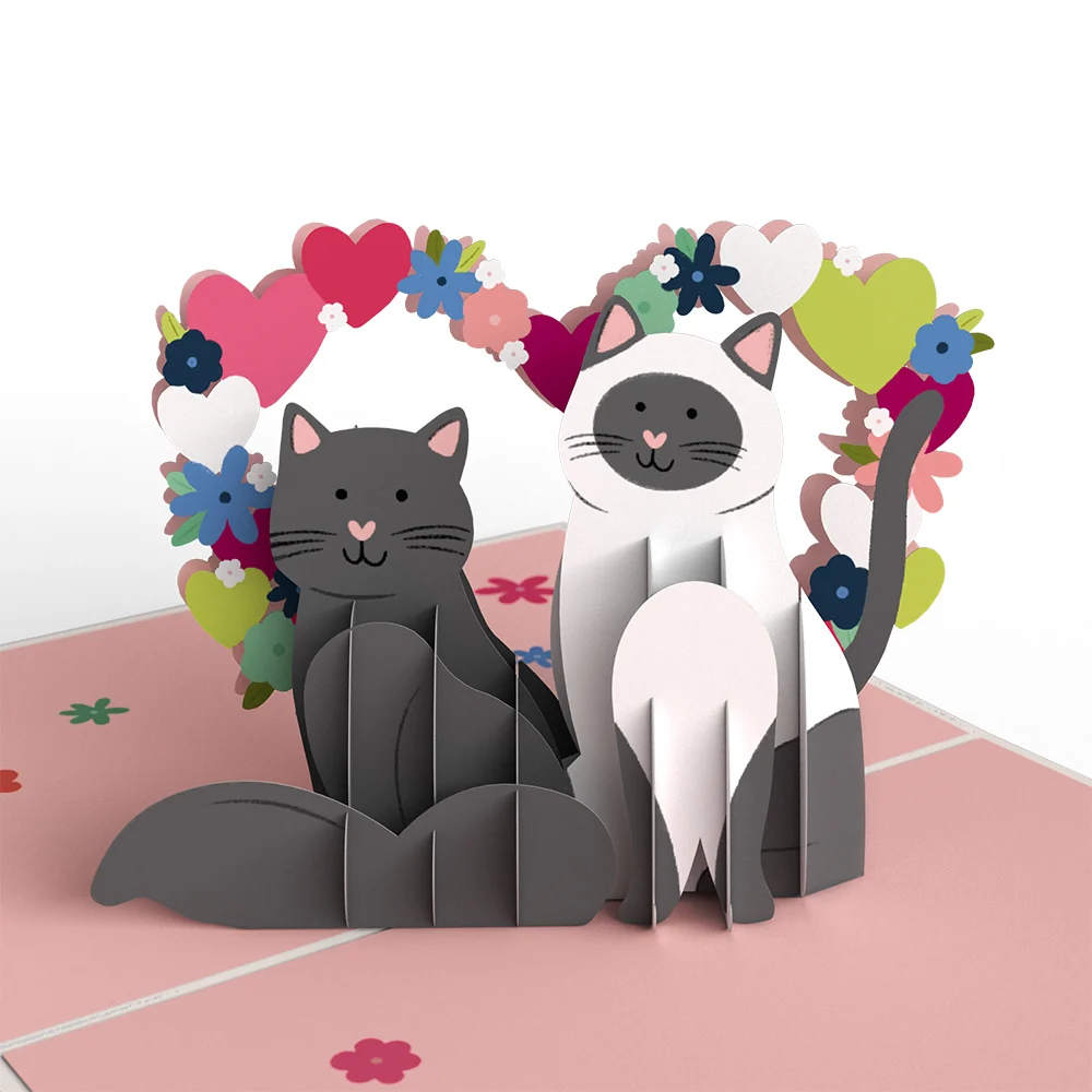Lovepop Happy Meowentine’s Day Cat 4-in-1 Nesting Card - Image 4