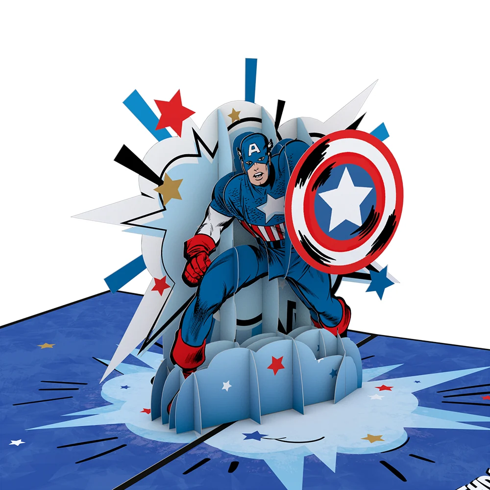 Lovepop Marvel's Avengers Captain America Birthday Pop-Up Card - Image 2