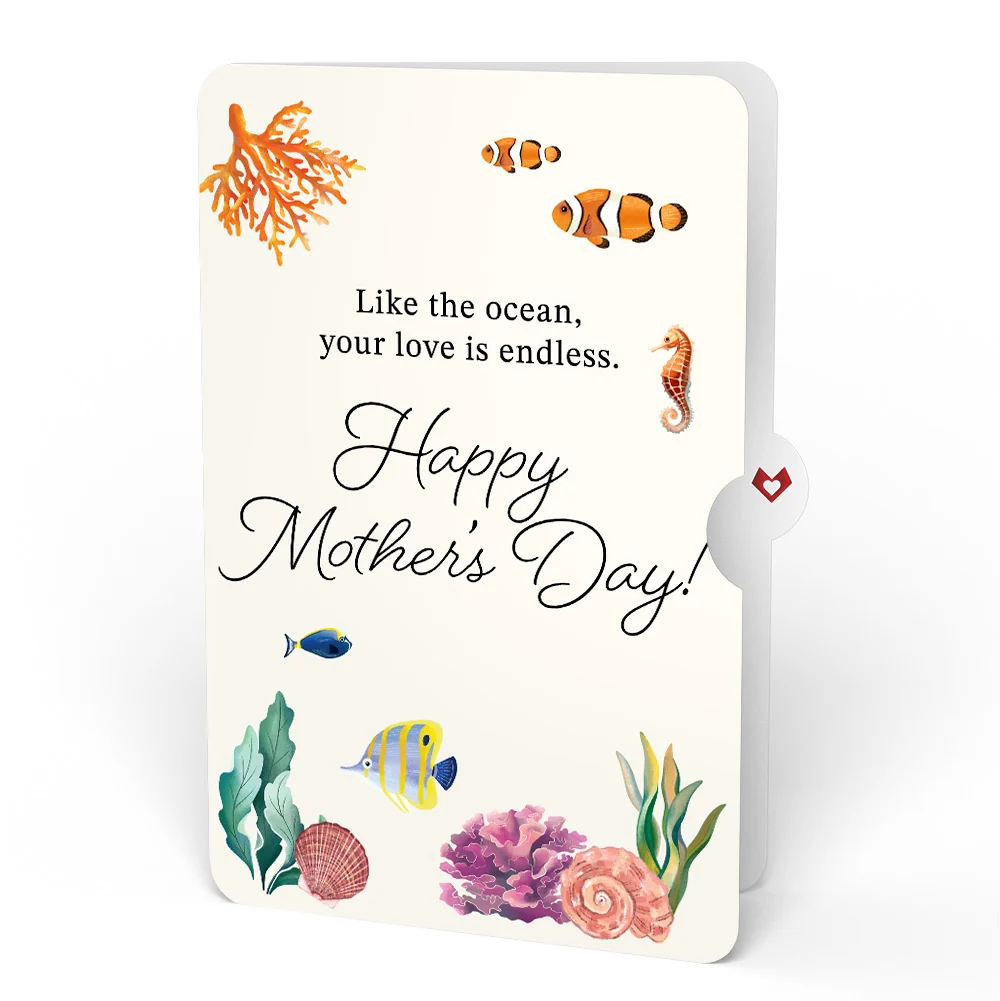 Lovepop Coral Reef Wonders Mother's Day Pop-Up Card and Sentiment Set - Image 4