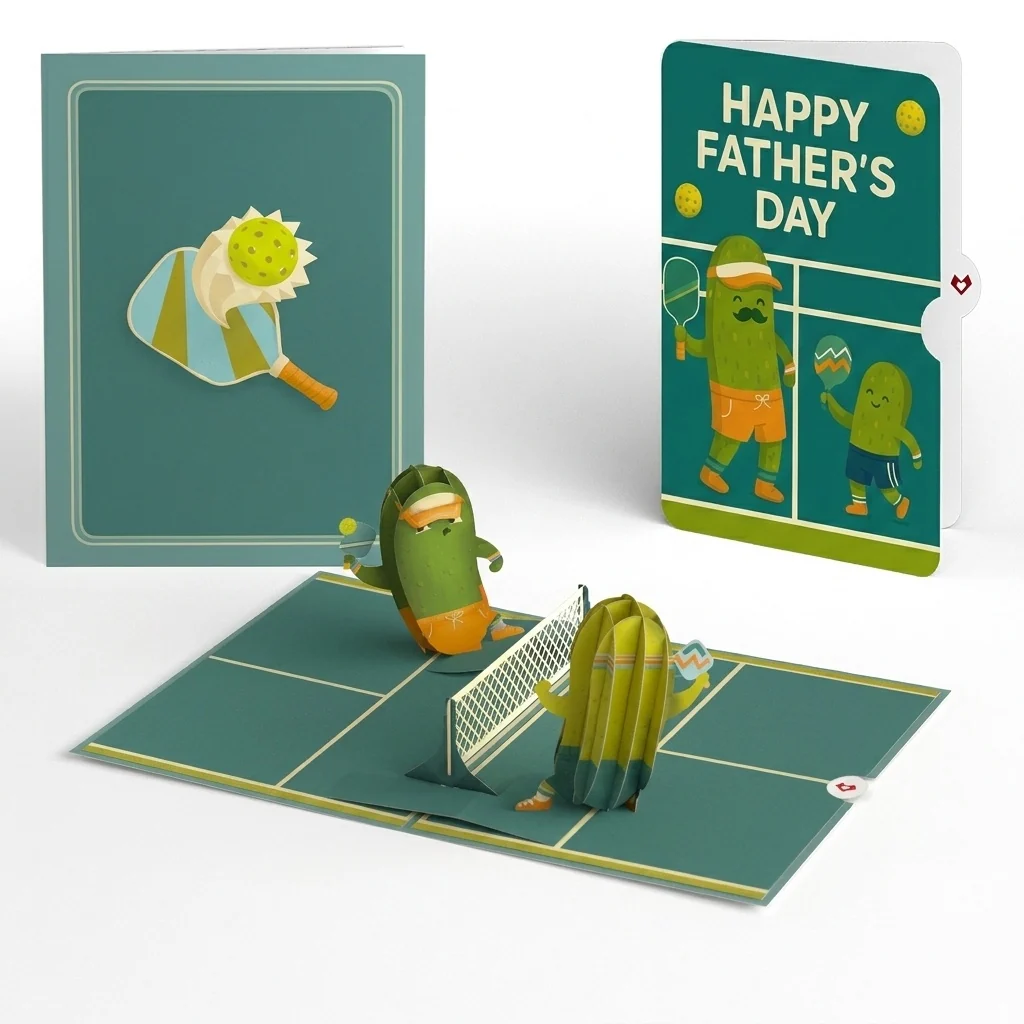 Lovepop Playful Pickleball Father's Day Pop-Up Card and Sentiment Set