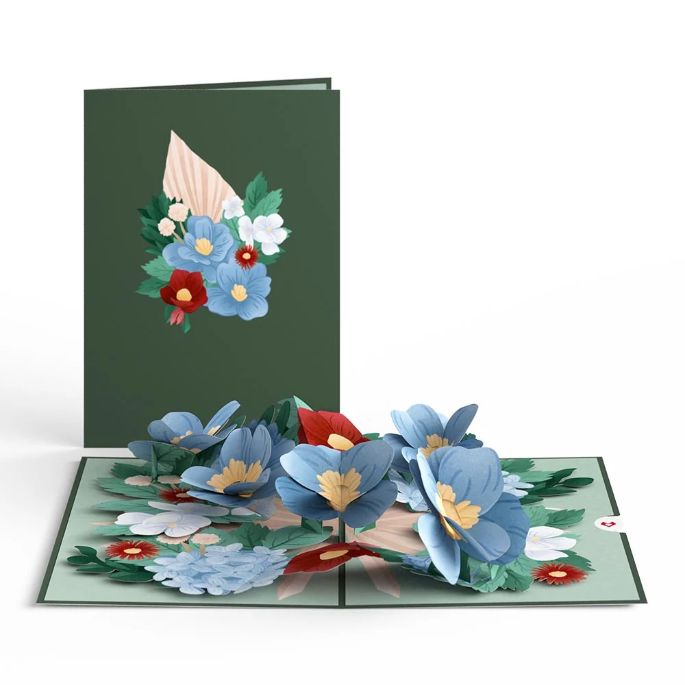 Lovepop Winter Frosted Botanicals Pop-Up Card