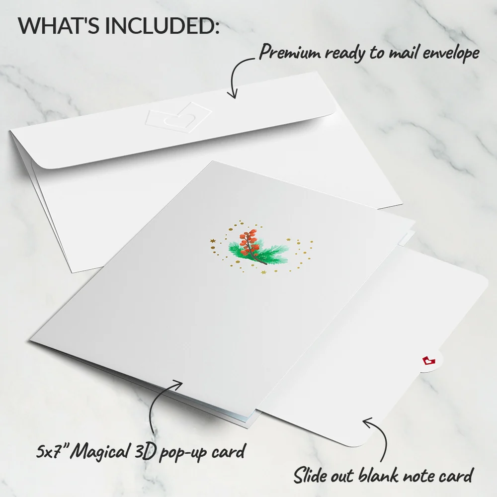 Lovepop Festive Winter Candle Pop-Up Card - Image 5
