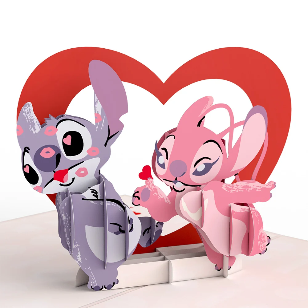 Lovepop Disney's Stitch & Angel You’re Out Of This World Pop-Up Card - Image 2