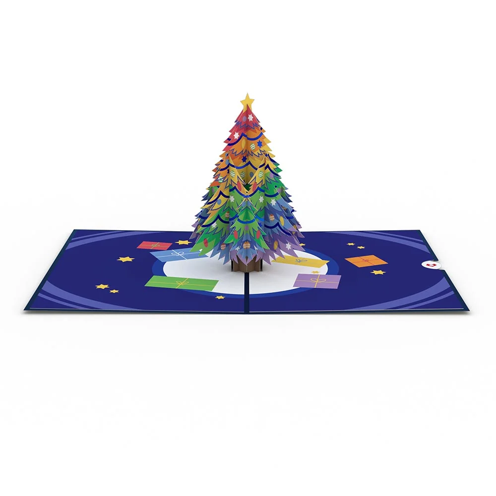 Lovepop Rainbow Christmas Tree Pop-Up Card - Image 3