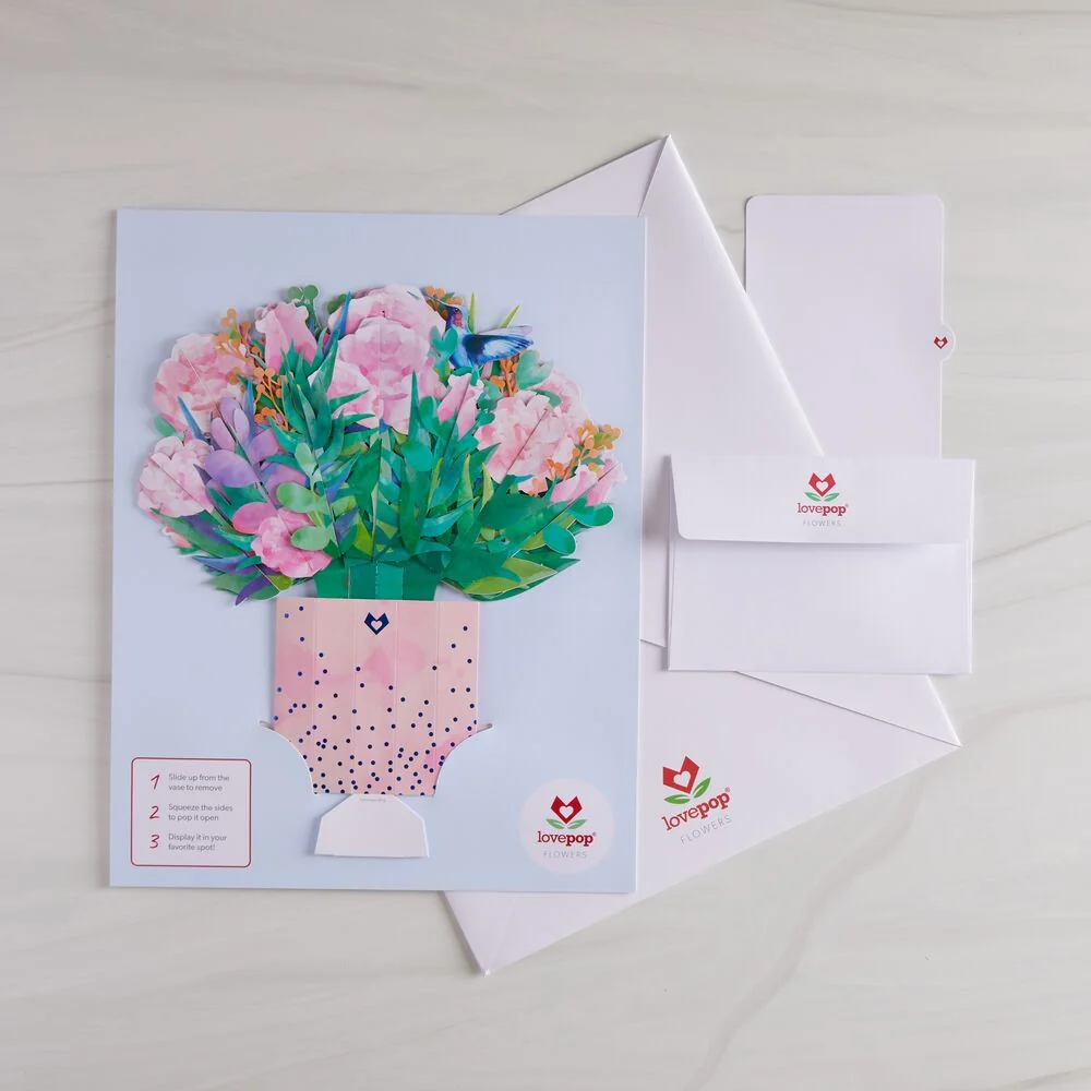 Lovepop Watercolor Rose Bouquet - Image 4
