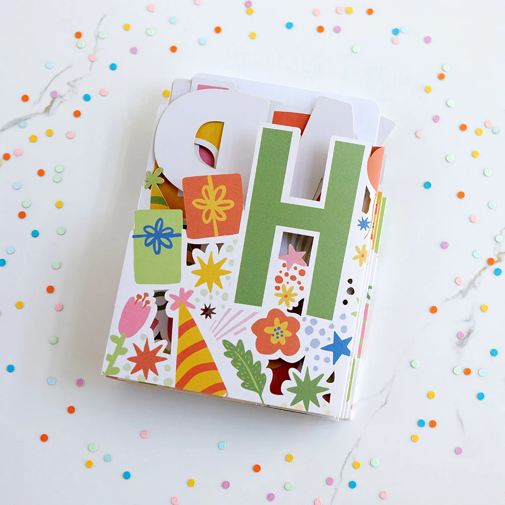Lovepop Happy Birthday Loooooong Card (Expands to 2 feet) - Image 3